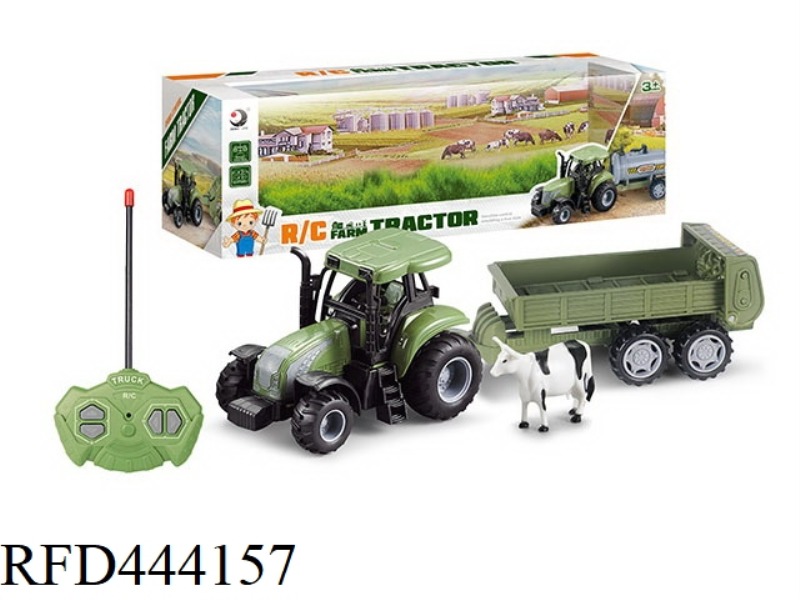 REMOTE CONTROL FARMER'S CAR TOWING CATTLE