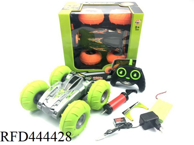 2.4G FOUR-CHANNEL REMOTE CONTROL AIR PUMP WHEEL JUMPING ACROBATIC VEHICLE