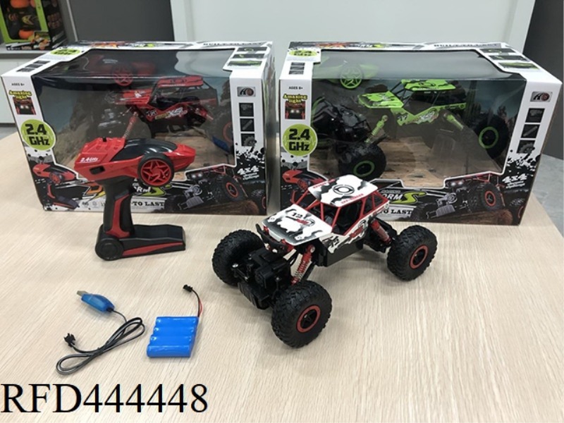 2.4G 1:18 FOUR-CHANNEL REMOTE CONTROL ROCK CLIMBING CAR