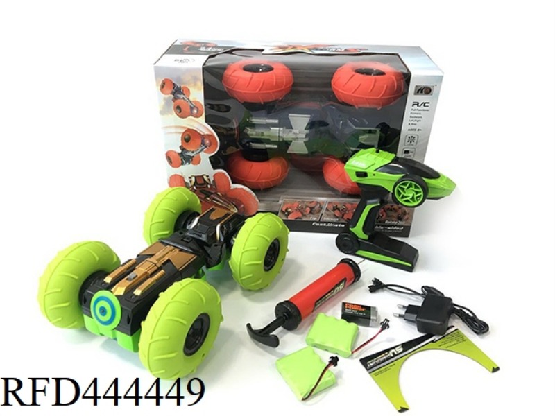2.4G FOUR-CHANNEL REMOTE CONTROL JUMPING ACROBATIC VEHICLE