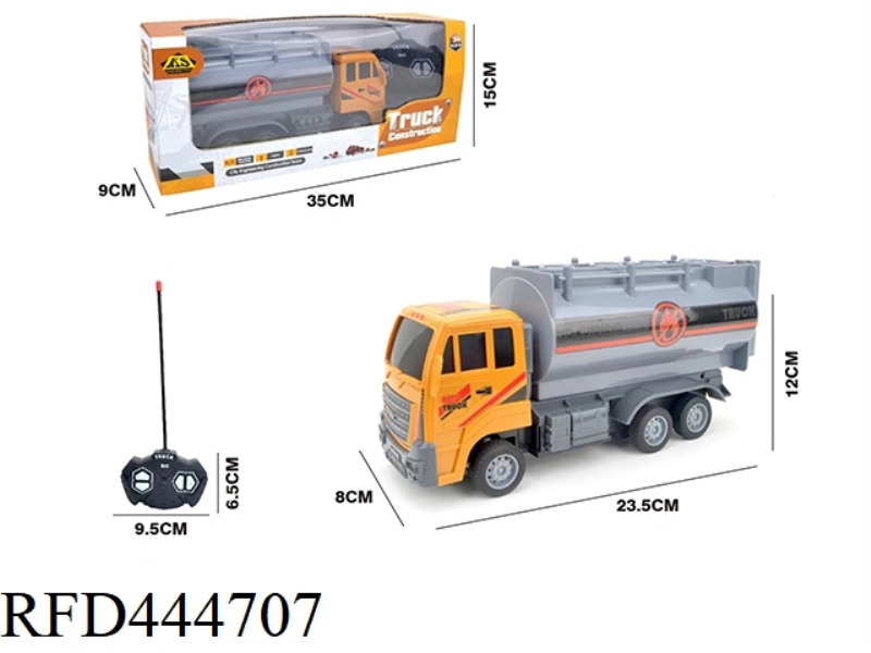 FOUR CHANNEL REMOTE CONTROL LIGHTING ENGINEERING OIL TANK TRUCK