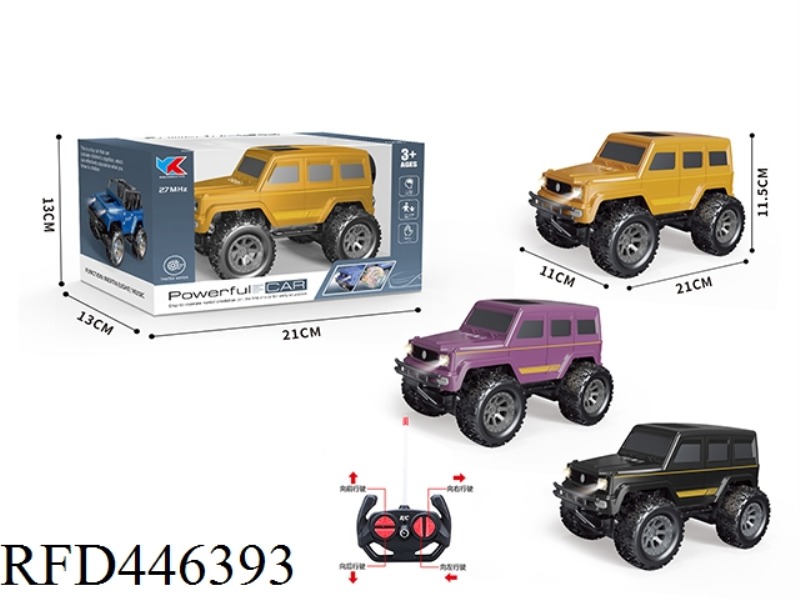 1: 18 FOUR-WAY MERCEDES BENZ BIG G SIMULATION VEHICLE + HEADLIGHTS