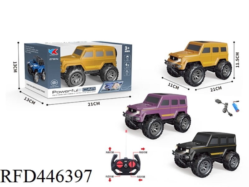 1: 18 FOUR-WAY MERCEDES BENZ BIG G SIMULATION VEHICLE + HEADLIGHTS
