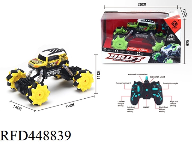 2.4G SIDE REMOTE CONTROL TOYOTA CARTOON CAR