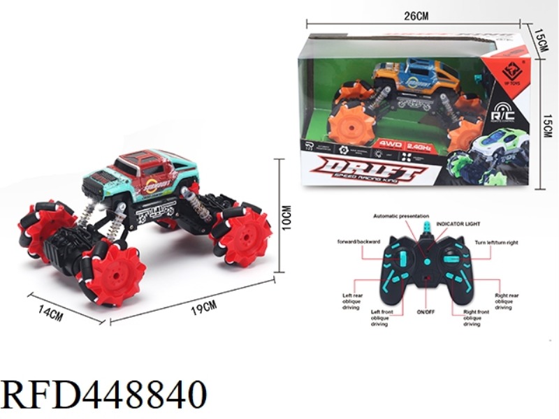 2.4G SIDE REMOTE CONTROL HUMMER HX CARTOON CAR