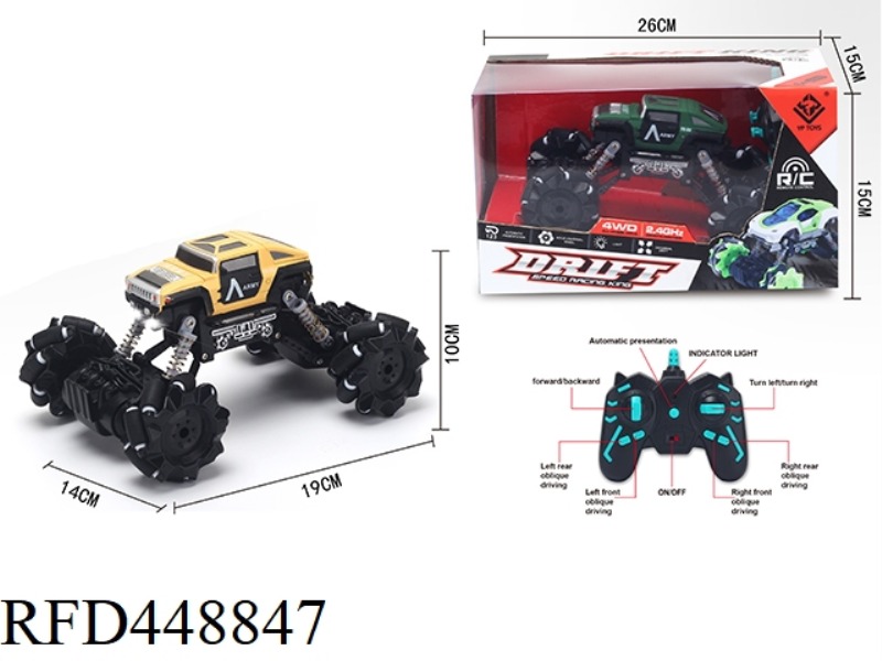 2.4G SIDE REMOTE CONTROL HUMMER HX MILITARY VEHICLE