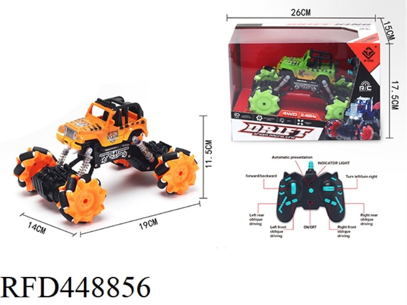 2.4G SIDE REMOTE CONTROL JEEP CARTOON CAR