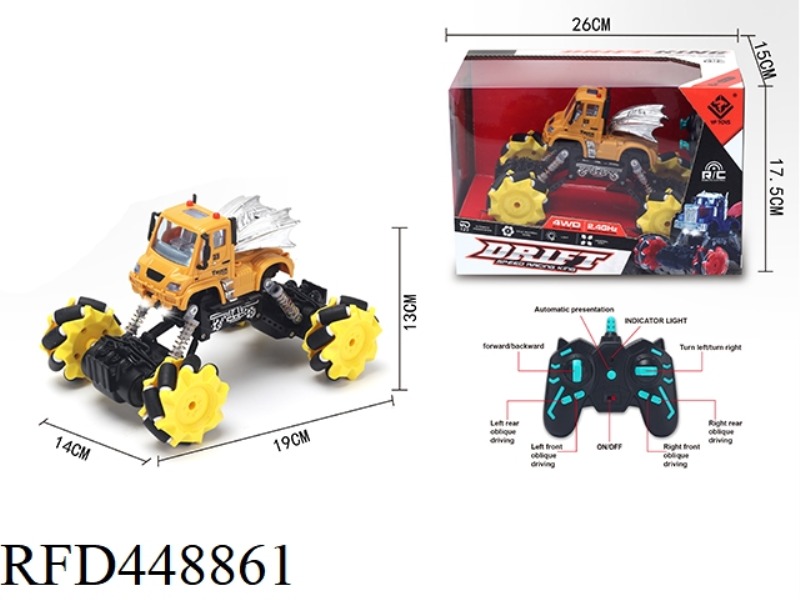 2.4G SIDE REMOTE CONTROL GERMAN PICKUP TRUCK