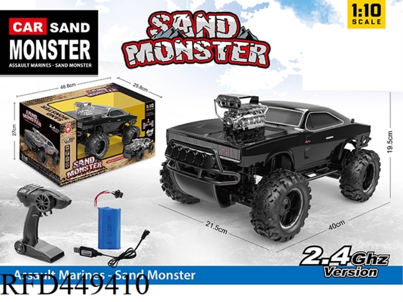 1:10 FOUR-WHEEL DRIVE PVC HIGH-SPEED CAR