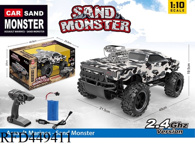 1:10 FOUR-WHEEL DRIVE PVC HIGH-SPEED CAR
