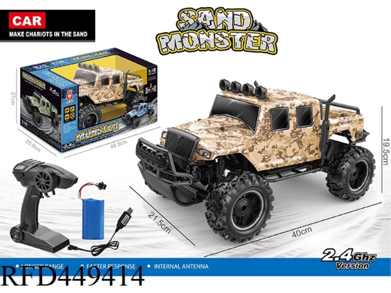 1:10 FOUR-WHEEL DRIVE PVC HIGH-SPEED CAR