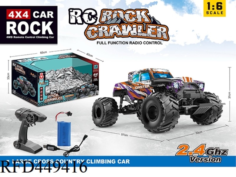 1:6 FOUR-WHEEL DRIVE PVC HIGH-SPEED CAR