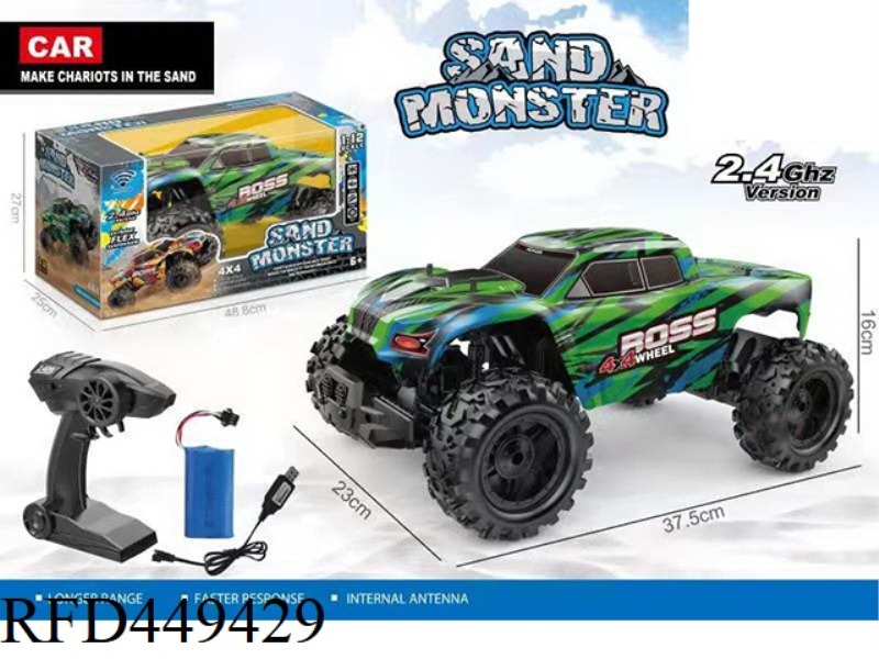 1:10 FOUR-WHEEL DRIVE PVC HIGH-SPEED CAR