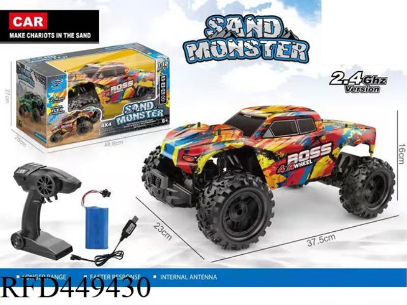 1:10 FOUR-WHEEL DRIVE PVC HIGH-SPEED CAR