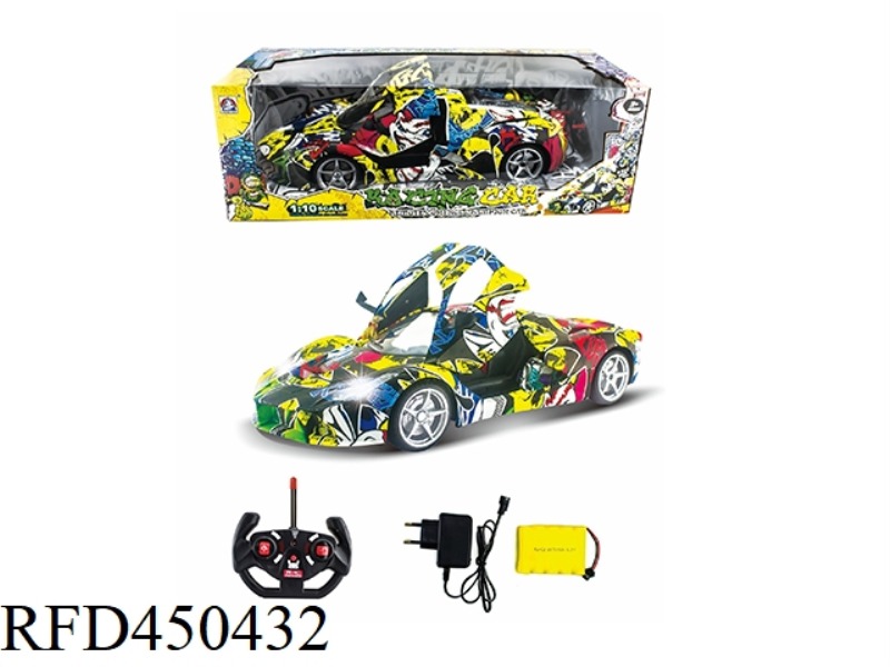 1:10 GRAFFITI REMOTE CONTROL DOOR OPEN CAR