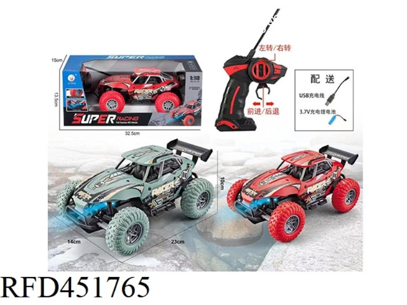 1: 18 FOUR-CHANNEL LIGHT REMOTE CONTROL VEHICLE 27MHZ