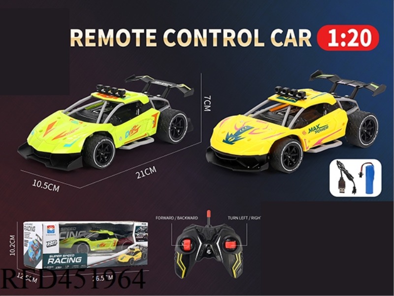 1:20 A DANIEL B MCLAREN SUPERCAR REMOTE CONTROL CAR