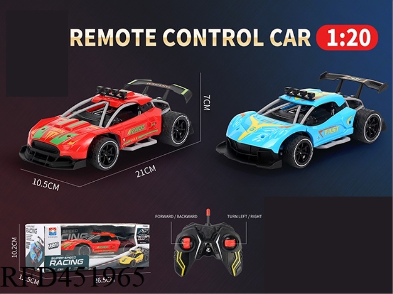 1:20 A PAGANI B MUSTANG SUPERCAR REMOTE CONTROL CAR