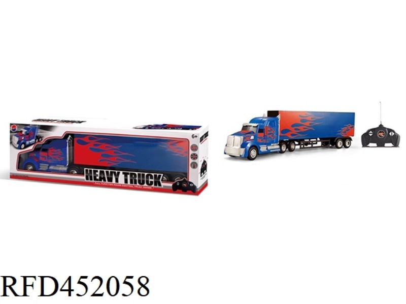FOUR-CHANNEL REMOTE CONTROL CONTAINER TRUCK
