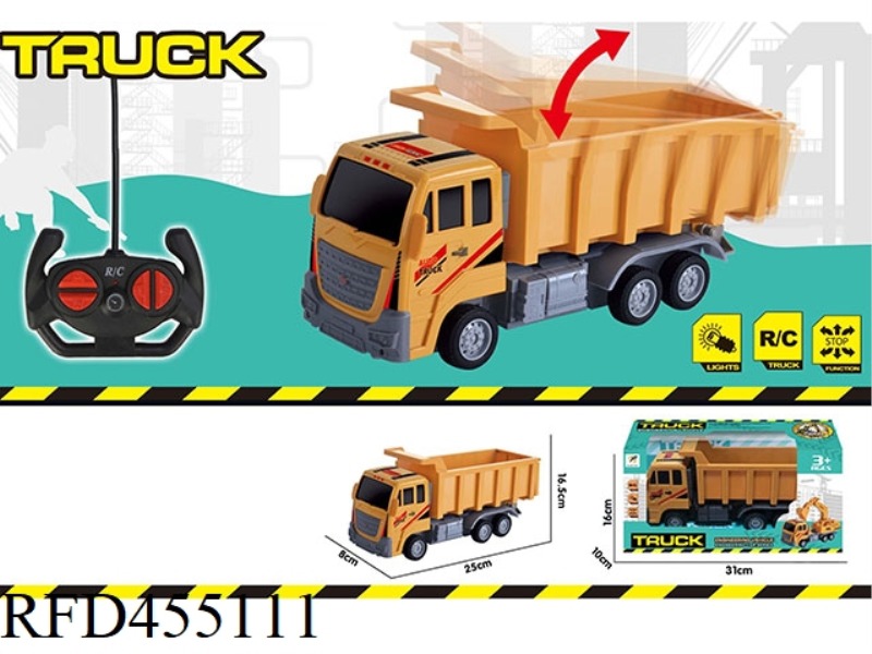 FOUR-WAY REMOTE CONTROL ENGINEERING DUMP TRUCK