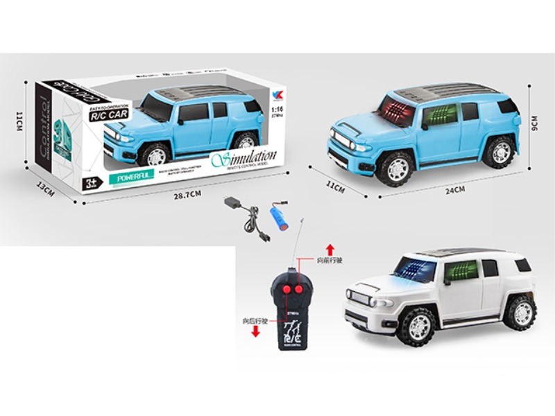 1: 16 PACK POWER TWO-CHANNEL TOYOTA OFF-ROAD SIMULATION VEHICLE WITH 3D LIGHTING