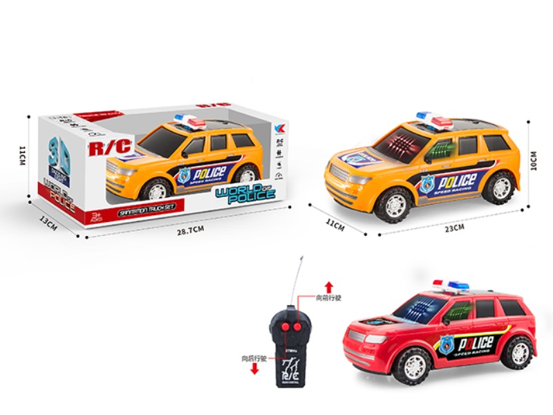 1: 16 TWO CHANNEL TIGER OFF-ROAD POLICE VEHICLE WITH 3D LIGHT