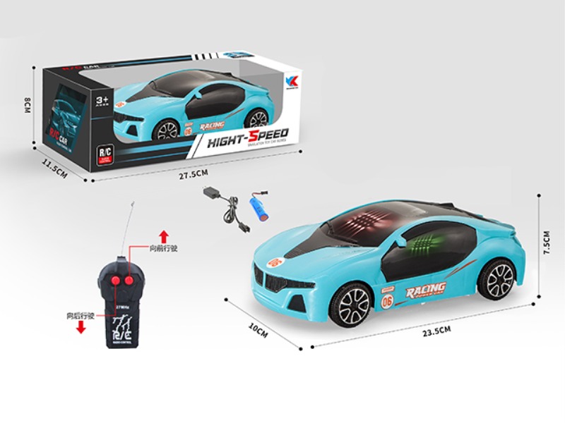1: 18 PACK POWER TWO-CHANNEL WITH 3D LIGHT BMW RACING CAR
