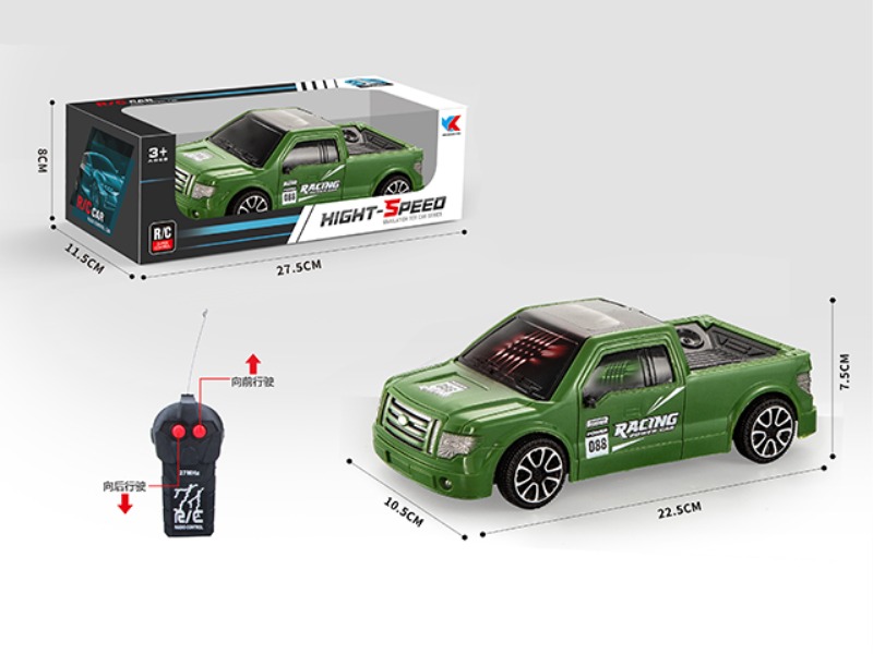 1: 18 TWO-CHANNEL TAXI HEAD RACING CAR WITH 3D LIGHT