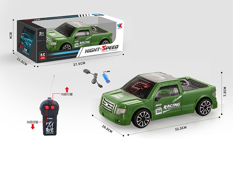 1: 18 POWER PACK TWO-CHANNEL TAXI HEAD RACING CAR WITH 3D LIGHT