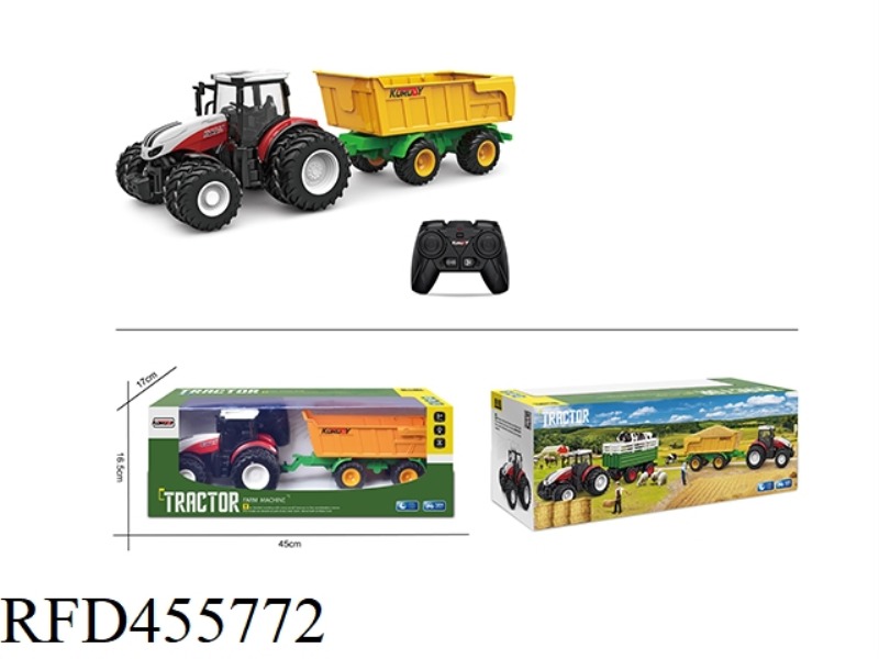 REMOTE CONTROL FARMER DUMPS TRAILER