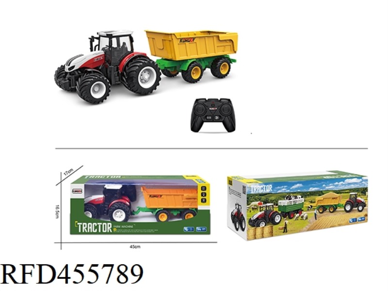 REMOTE CONTROL FARMER DUMPS TRAILER
