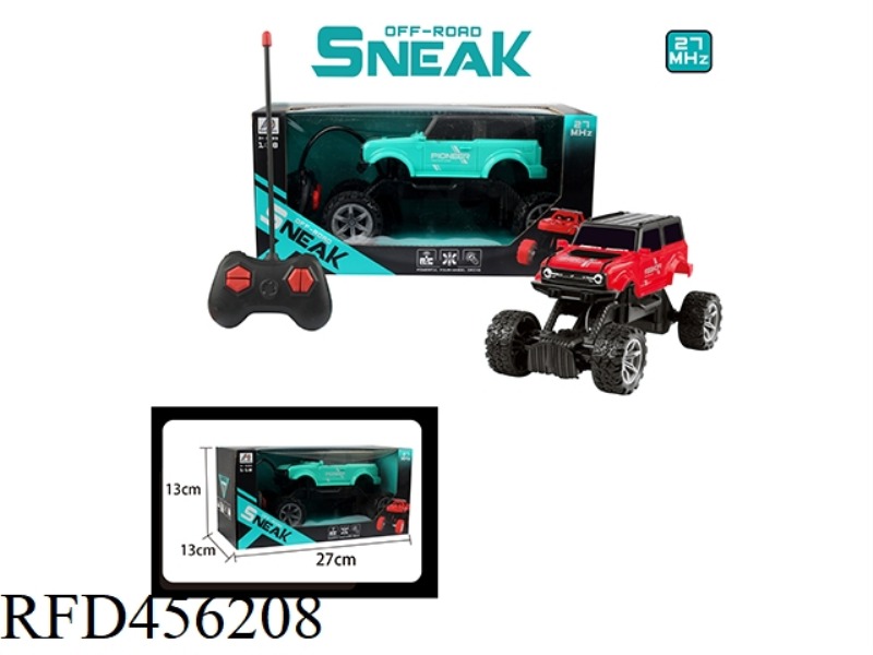 1:18 FOUR-CHANNEL OFF-ROAD REMOTE CONTROL CAR (WITH LIGHT)