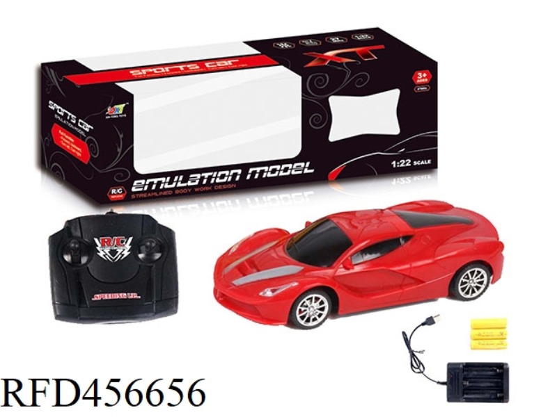1:24 4-WAY SIMULATION FERRARI REMOTE CONTROL CAR (WITH CHARGING)