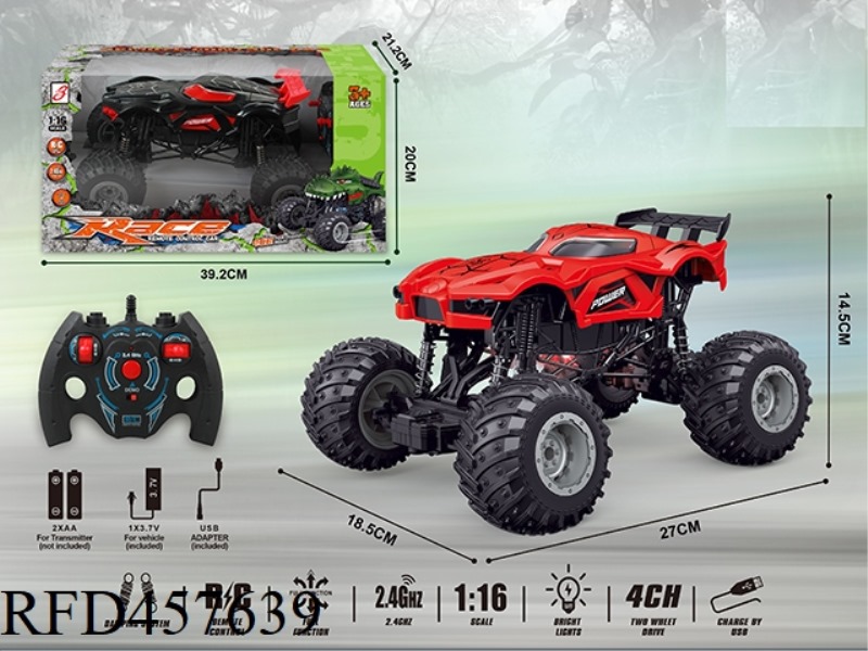 2.4G SPIDER CLIMBING REMOTE CONTROL CAR WITH LIGHTS（INCLUDE）