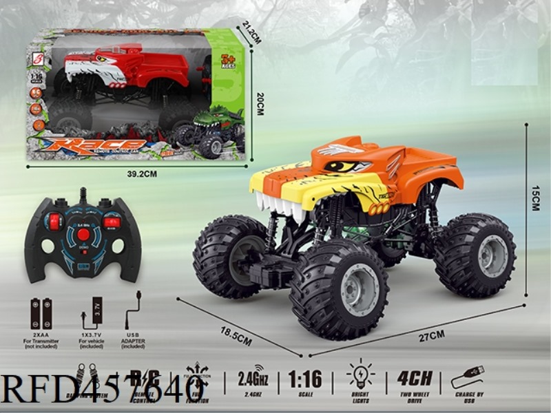 2.4G TIGER CLIMBING REMOTE CONTROL CAR WITH LIGHTS（INCLUDE）