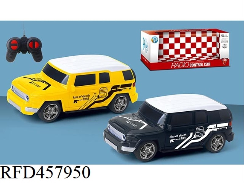 FJ1: 20 FOUR-WAY REMOTE CONTROL CAR