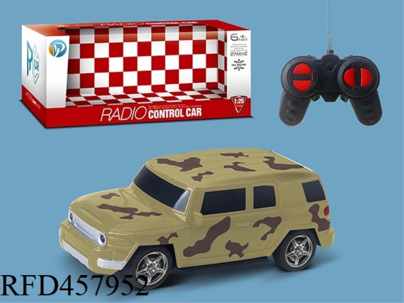 FJ1: 20 FOUR-WAY REMOTE CONTROL CAR