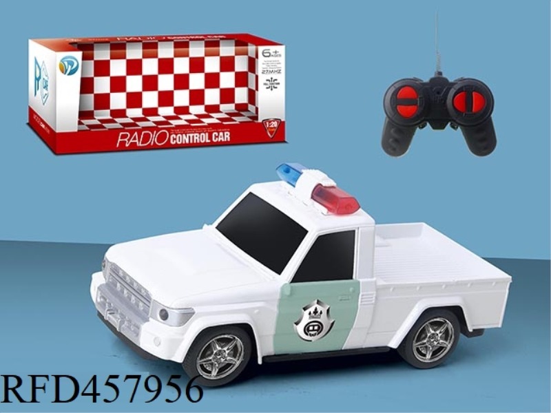 1:20 FOUR-WAY PICKUP REMOTE CONTROL POLICE CAR