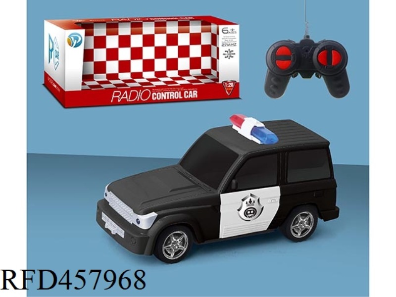1:20 FOUR-WAY TOYOTA REMOTE CONTROL POLICE CAR