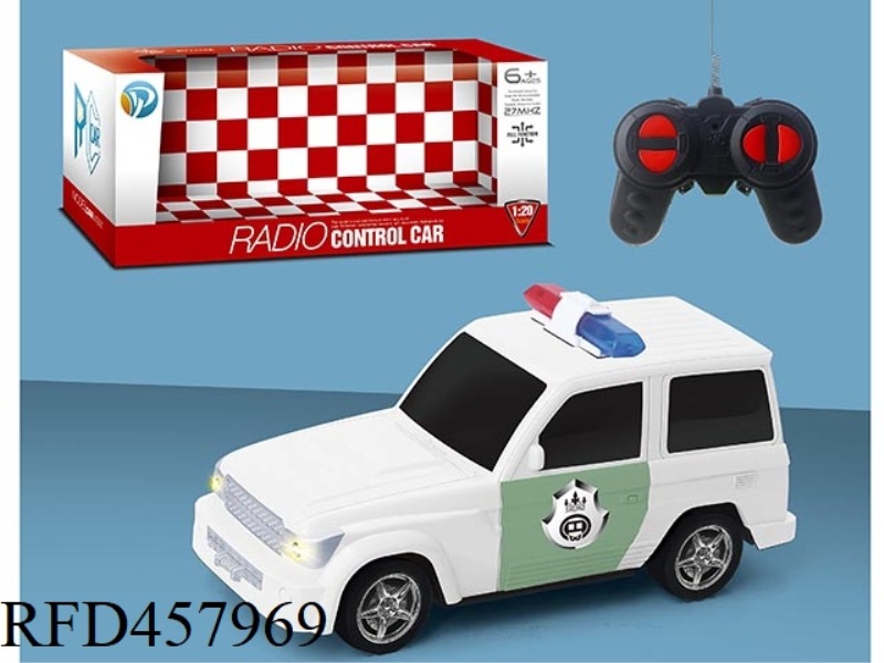 1:20 FOUR-WAY TOYOTA REMOTE CONTROL POLICE CAR