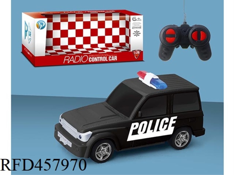 1:20 FOUR-WAY TOYOTA REMOTE CONTROL POLICE CAR