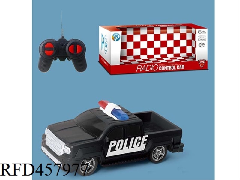 1:20 FOUR-WAY GMC REMOTE CONTROL POLICE CAR