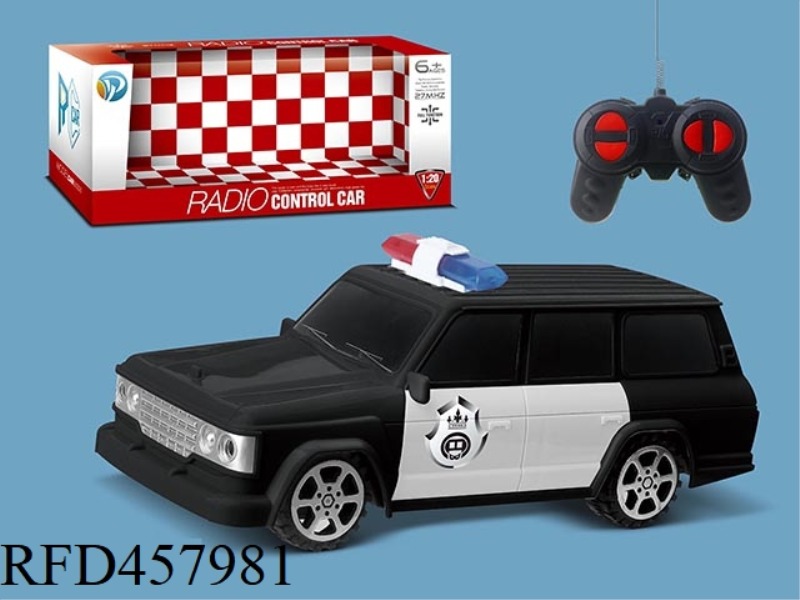 1:20 FOUR-WAY TOYOTA REMOTE CONTROL POLICE CAR