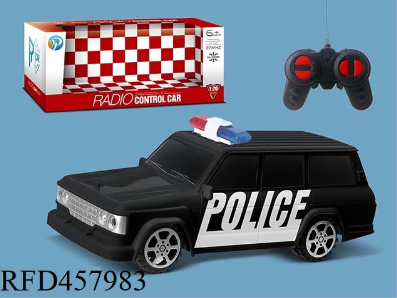 1:20 FOUR-WAY TOYOTA REMOTE CONTROL POLICE CAR