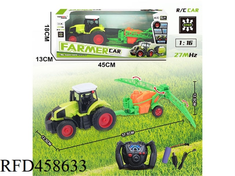 1:16 27MHZ FOUR-CHANNEL FARMER CAR
