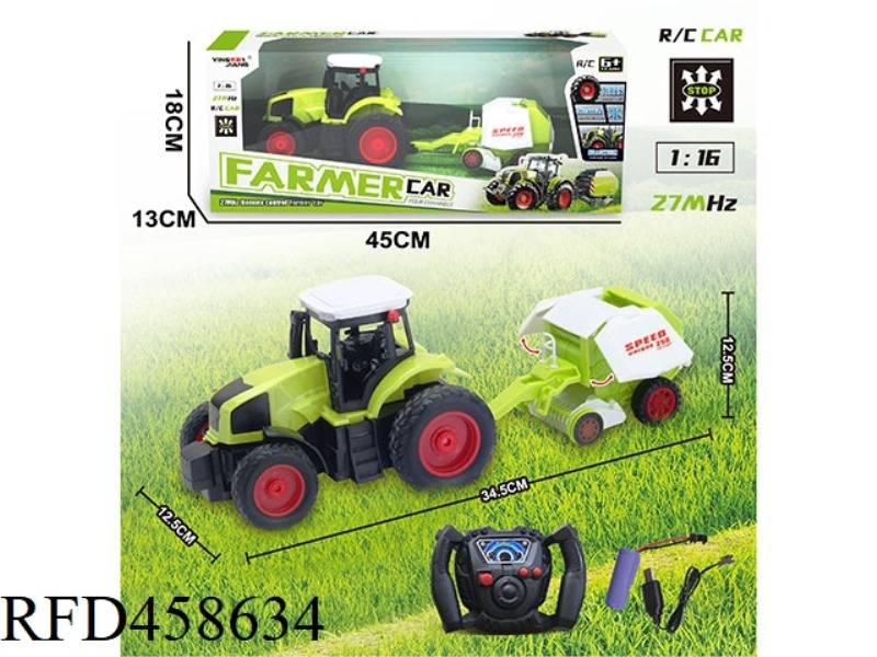 1:16 27MHZ FOUR-CHANNEL FARMER CAR
