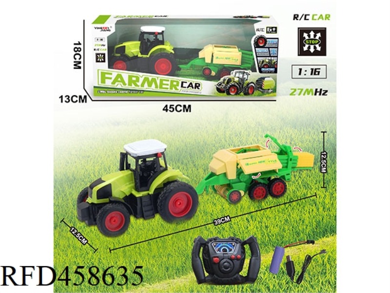 1:16 27MHZ FOUR-CHANNEL FARMER CAR