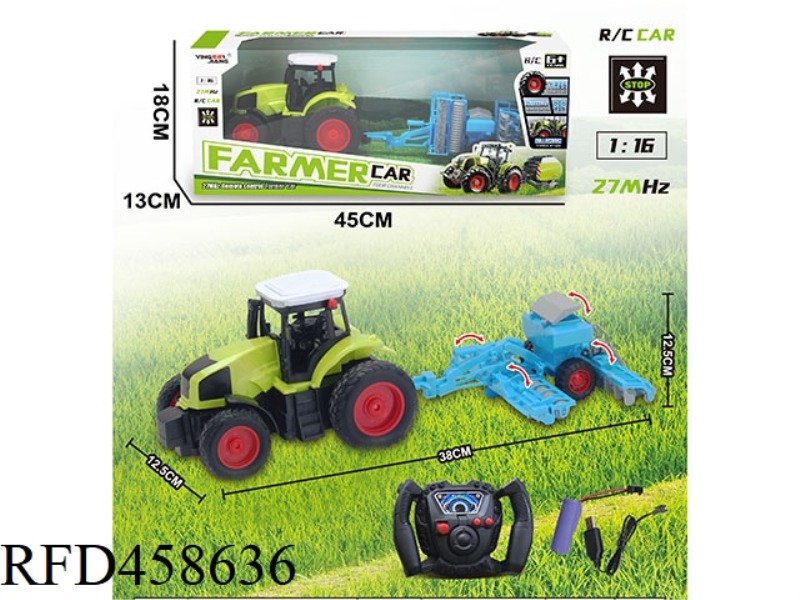 1:16 27MHZ FOUR-CHANNEL FARMER CAR