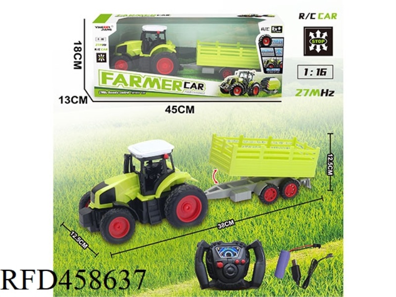 1:16 27MHZ FOUR-CHANNEL FARMER CAR