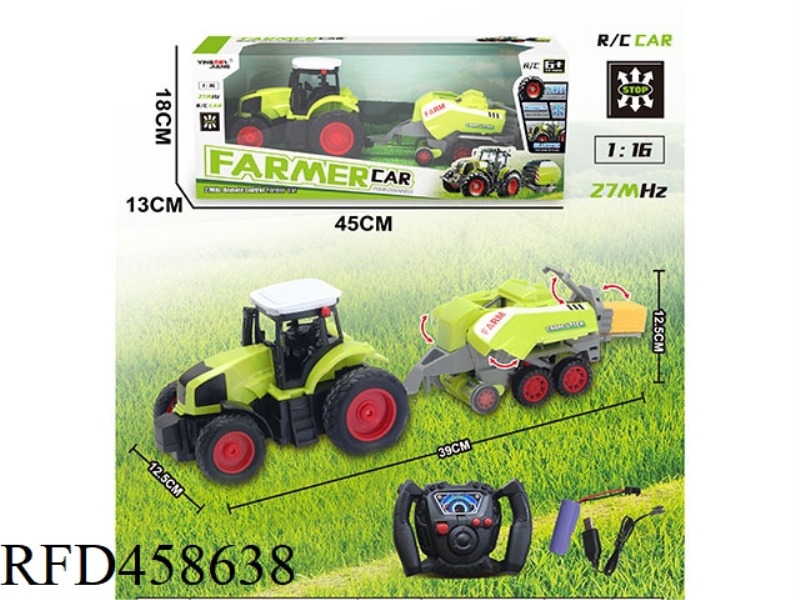 1:16 27MHZ FOUR-CHANNEL FARMER CAR